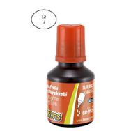 Brons BR-9124 12'li 30 ml Turuncu Fosforlu Kalem Mürekkebi