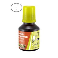 Brons Sarı 30 ml Sarı 12'li Fosforlu Kalem Mürekkebi