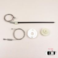Bross Otomotiv BWR5548 Bmw X3 Mk2 F25 2010-2014 Makyajsız Kasa 51357267104 İçin Arka Sağ Kapı Cam Kriko Tamir Seti