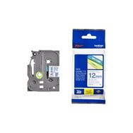 Brother P-Touch 12TZE233 Beyaz-Mavi 12 mm Etiket