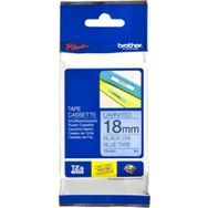 Brother P-Touch 18TZE541 Mavi-Siyah 18 mm Etiket