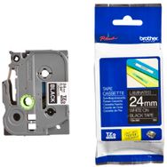 Brother P-Touch 24TZE355 Siyah-Beyaz 24 mm Etiket