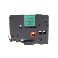 Brother P-Touch TZE-721 Yeşil Üzerine Siyah 9 mm 8 mt Muadil Etiket