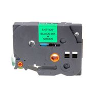 Brother P-Touch TZE-731 Yeşil Üzerine Siyah 12 mm 8 mt Muadil Etiket