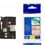 Brother P-Touch TZE-B51 Fosforlu Turuncu Üzerine Siyah 24 mm 8 mt Muadil Etiket