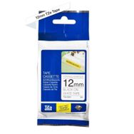 Brother P-Touch TZE-S231 Beyaz Üzerine Siyah Güçlü Yapışkanlı 12 mm 8 mt Muadil Etiket
