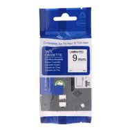 Brother P-Touch TZE-S421 Kırmızı Üzerine Siyah Güçlü Yapışkanlı 9 mm 8 mt Muadil Etiket