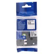 Brother P-Touch TZE-S741 Yeşil Üzerine Siyah Güçlü Yapışkanlı 18 mm 8 mt Muadil Etiket