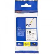 Brother TZ-FX241 Beyaz Üzerine Siyah Laminasyonlu Etiket