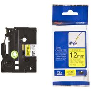 Brother TZE-FX631 Sarı Üzerine Siyah Etiket Şeridi