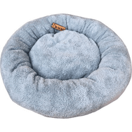 Brt Pet 55 cm Gri Peluş Simit Kedi Yatağı