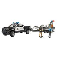 Bruder BR02507 Ram 2500 Polis Aracı Römork