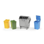 Bruder BR02607 Çöp Konteyniri Seti 1 Büyük 3 Küçük