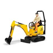 Bruder BR62002 Jcb B World Küçük Kepçe 8010 Cts Ve İnşaat İşçisi