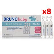Bruno Baby Serum Fizyolojik 20x5 ml 8'li Burun Damlası