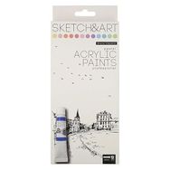 Bruno Visconti 70-0055 Pastel Renkler 12x12 ml Akrilik Boya Seti
