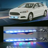 BSSM 2'li Set Rüzgar Enerjisi ile Çalışan Oto Mavi Led Çakar Lamba