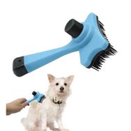 BSSM Evcil Hayvan Kedi Köpek Tuşlu Otomatik Tüy Toplayıcı Tarak Kaşıma Tarağı Fırça