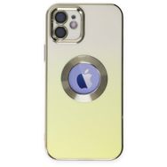 BSSM iPhone 12 Best Silikon Sarı Kılıf