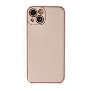 BSSM iPhone 13 Coco Deri Silikon Kapak Pudra Kılıf