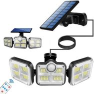 BSSM Kumandalı Solar Güneş Enerjili 122 Ledli Hareket Sensörlü Bahçe Aydınlatma Sokak Lambası