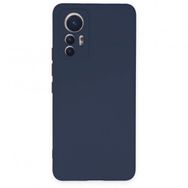 BSSM Nano İçi Kadife Silikon - Lacivert Xiaomi Mi 12 Lite Kılıf