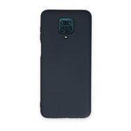 BSSM Nano İçi Kadife Silikon - Lacivert Xiaomi Redmi Note 9 Pro Kılıf