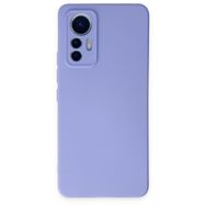 BSSM Nano İçi Kadife Silikon - Lila Xiaomi Mi 12 Lite Kılıf