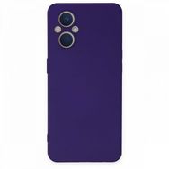 BSSM Nano İçi Kadife Silikon - Mor Oppo Reno 7 Lite Kılıf