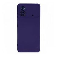 BSSM Nano içi Kadife Silikon - Mor Xiaomi Poco X4 Pro 5G Kılıf