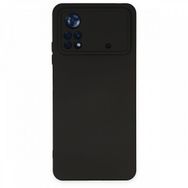 BSSM Nano içi Kadife Silikon - Siyah Xiaomi Poco X4 Pro 5G Kılıf