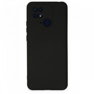 BSSM Nano içi Kadife Silikon - Siyah Xiaomi Redmi 10C Kılıf