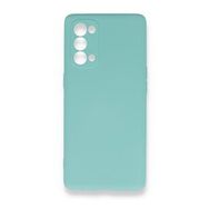 BSSM Nano İçi Kadife Silikon - Turkuaz Oppo Reno 5 Pro Kılıf