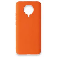 BSSM Nano içi Kadife Silikon - Turuncu Xiaomi Redmi K30 Pro Kılıf