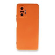 BSSM Nano İçi Kadife Silikon - Turuncu Xiaomi Redmi Note 10 Pro Kılıf