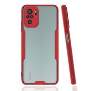 BSSM Platin Silikon - Kırmızı Xiaomi Redmi Note 10 Kılıf