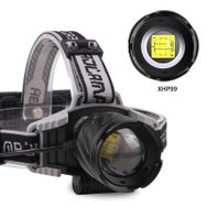 BSSM PS-2099 Profesyonel XHP99 LED Zoomlu USB Şarj Edilebilir Kafa Lambası