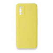 BSSM Realme 7 Pro Nano İçi Kadife Silikon Sarı Kılıf