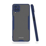 BSSM Samsung Galaxy A22 Platin Silikon Lacivert Kılıf