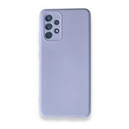 BSSM Samsung Galaxy A32 Nano İçi Kadife Silikon Lila Kılıf