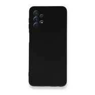 BSSM Samsung Galaxy A52 Nano içi Kadife Silikon - Siyah Kılıf