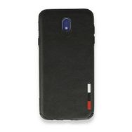 BSSM Samsung Galaxy J7 Pro J730 Loop Deri Silikon Siyah Kılıf