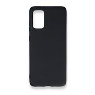 BSSM Samsung Galaxy S20 Plus Nano İçi Kadife Silikon Lacivert Kılıf