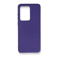 BSSM Samsung Galaxy S20 Ultra Nano İçi Kadife Silikon Mor Kılıf