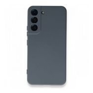 BSSM Samsung Galaxy S22 Plus Nano İçi Kadife Silikon Gri Kılıf