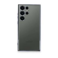 BSSM Samsung Galaxy S23 Ultra Razer Lensli Silikon Açık Mavi Cep Telefonu Kılıfı