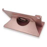 BSSM Samsung Galaxy T500 Tab A7 10.4 360 Deri Rose Gold Tablet Kılıfı