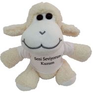 BSSM Seni Seviyorum Kuzum Tişörtlü Peluş Kuzu