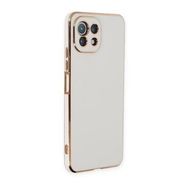 BSSM Xiaomi Mi 11 Lite Volet Silikon Beyaz Kılıf