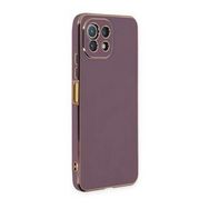 BSSM Xiaomi Mi 11 Lite Volet Silikon Mor Kılıf